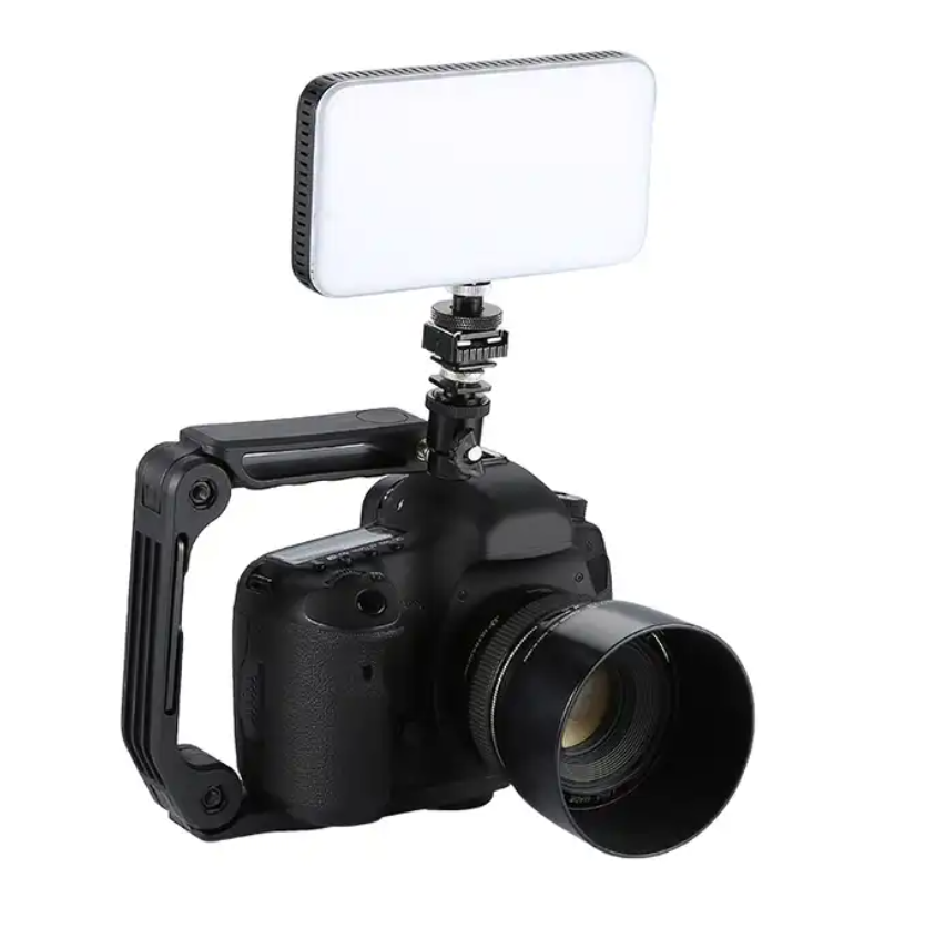 Video Action Stabilizer Grip Multifunctional Handheld Stabilizer with Hot Shoe Mount for Canon Sony DSLR Camcorder Camera