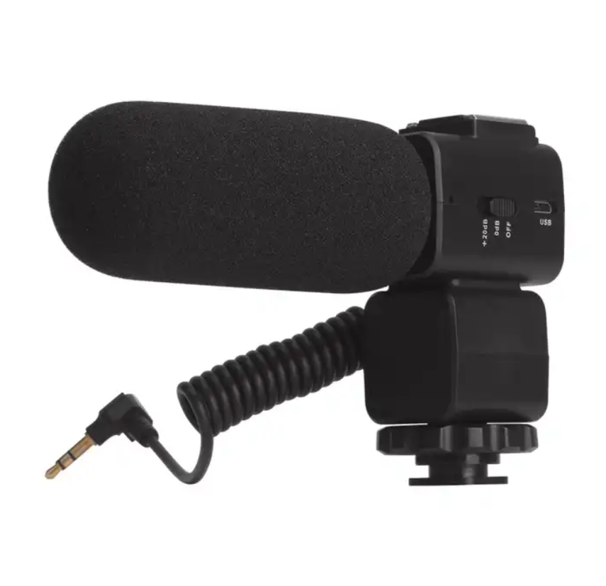 Mic wired microphone Light-weight Camera Microphone Portable Recording Magnetic Wired Video Camera microphone
