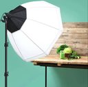 70CM Photography Soft box Kit EU Plug Octagon Soft box 45W Energy Saving Light Bulb Flash Umbrella Photo Studio Accessory