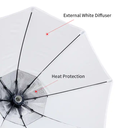 70CM Photography Soft box Kit EU Plug Octagon Soft box 45W Energy Saving Light Bulb Flash Umbrella Photo Studio Accessory