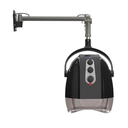 Professional Wall Mounted Salon Dryers. High-speed AC MOTOR800rpmto1200rpm Tourmaline ION generator with ON/OFF switch, Speed 800rpm/1200rpm,  Adjustable temperature up to 158°F/70°C , Built-in 60-minute timer High Safety Automatically switch off when over-heated , Adjustable height 360° Angle-adjustable hood 90 , black/ Smokey Optional black/ Orange  Colors black/Blue , Compact packaging, everything fits in ONE BOX