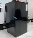 Mini Bar Fridge Single Door 108L Refrigerator,  household and hotel use cooling and freezing BCD-108 black color A+++ class