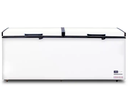 661L Commercial Chest Freezer Supermarket Top Open Deep Freezer Ice Cream Storage Refrigerator Equipment double door