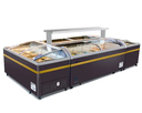 860L Auto-Defrost Commercial fridge Supermarket display refrigerator Sliding Display Glass Door Combination Chest Freezer