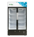 Big Size Commercial Upright Display Cooler Showcase Chiller Double Glass Door Refrigerator