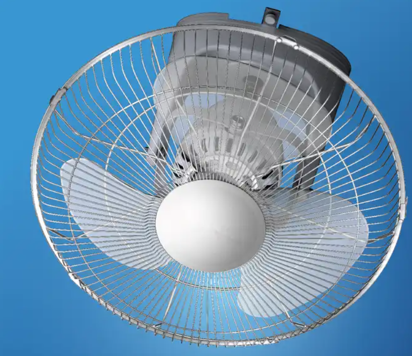 360 Degree Oscillation Orbit Ceiling Fan 40 CM With Full Metal Housing Copper Color
