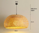 Modern Bamboo Pendant Light Wood Suspension Lantern Ceiling Light For Parlor , Restaurant ,Bar Cafe, Home Decoration Lighting