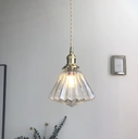 Iwork Lighting Scandinavian Ins Minimalist Vintage Brass Glass Pendant Lamp For Dining Room Bar Bedroom Bedside
