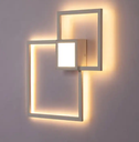 Led Wall Light Panel Black White Square DIY Combine Wall Decoration Lamp For Bedside Living Room Mall Decor Lighting