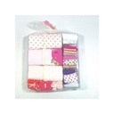 3Pcs Of Baby Boy Overalls + 4 Pairs Of Socks + 3 Washcloths - Multicolor.
