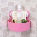 1Pc Corner Triangle Shelf Bathroom Kitchen Storage Rack - Color May Vary