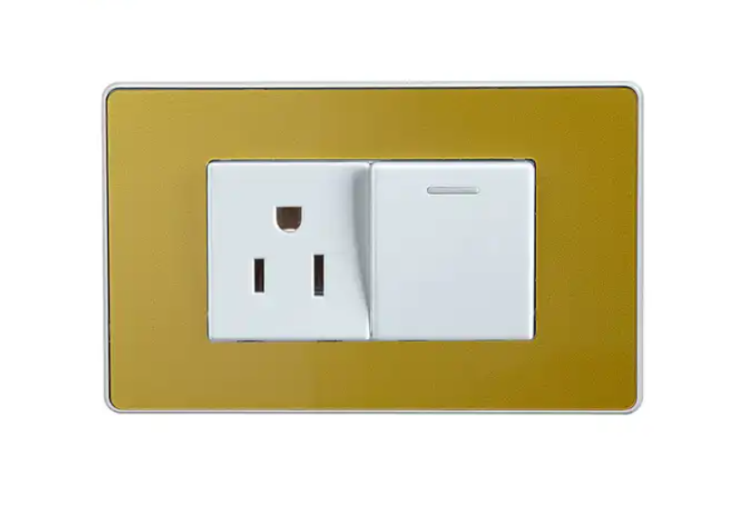 AG2396.AFBK AG Series Acrylic Full Black Color ZA Z&A Electric dimmer Switch with USB