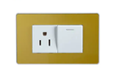 AG2396.AFBK AG Series Acrylic Full Black Color ZA Z&A Electric dimmer Switch with USB