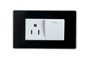 AG2396.AFBK AG Series Acrylic Full Black Color ZA Z&A Electric dimmer Switch with USB