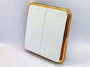 PC White Color 2Gang 2Way Electrical Wall Sockets And Switches