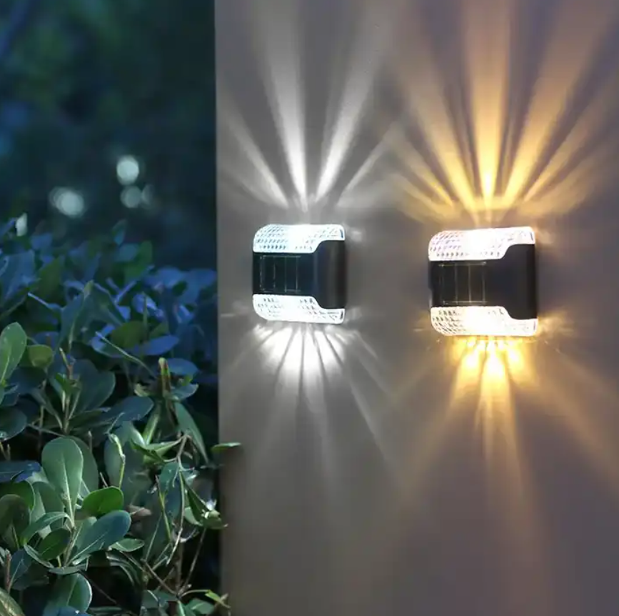 Solar wall lamp Outdoor LED Light IP65 Waterproof Solar Wall light For Garden Decoration Balcony Yard Street