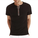 Solid Color T-shirt Summer New Fashion Street Wear Round Neck Cotton Casual Short Sleeve T-shirt