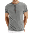 Solid Color T-shirt Summer New Fashion Street Wear Round Neck Cotton Casual Short Sleeve T-shirt