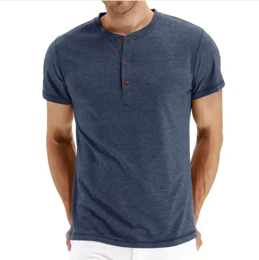 Solid Color T-shirt Summer New Fashion Street Wear Round Neck Cotton Casual Short Sleeve T-shirt