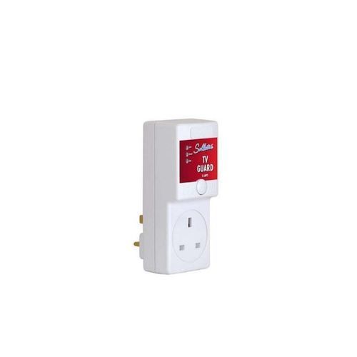 13A Voltage Protection TV Guard - White