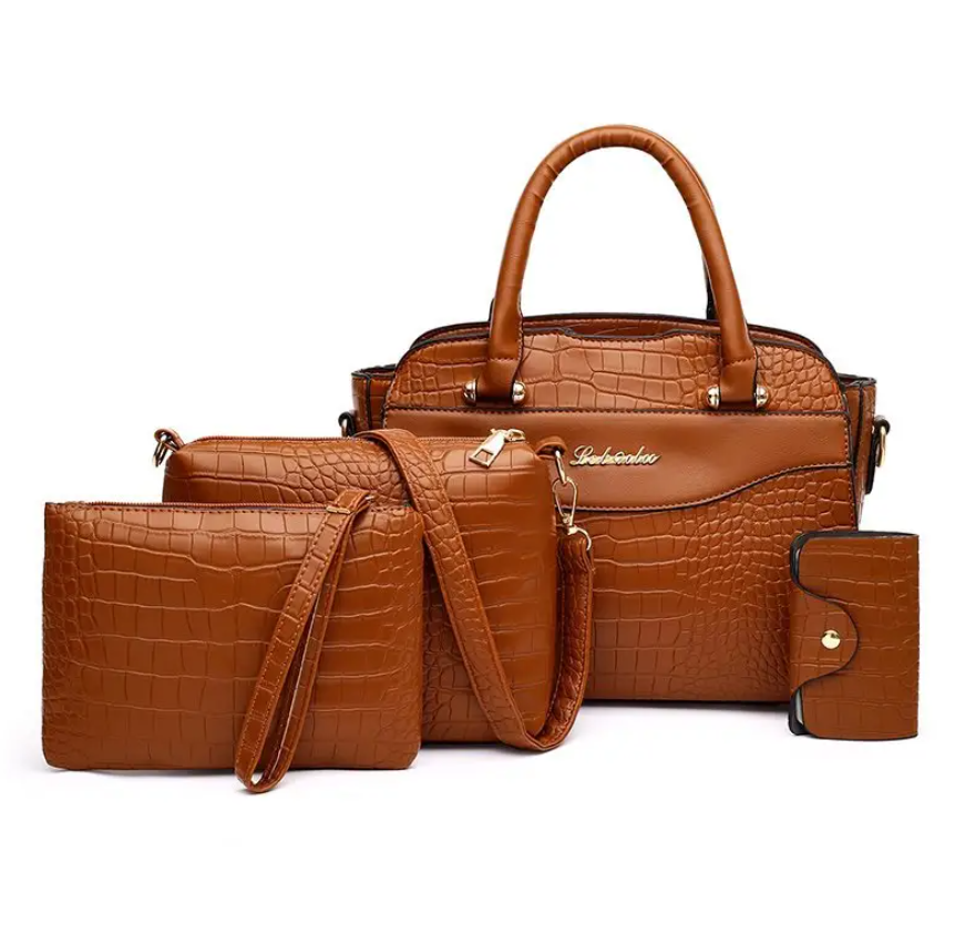 Colorful Business Daily Life Sling Cross Body Purse Bag 4 pieces Set