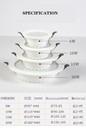 Indoor Spot Light Three Color Energy Saving Round Recessed Led Downlight
