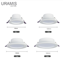 Indoor Spot Light Three Color Energy Saving Round Recessed Led Downlight