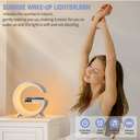15W Speaker Multifunctional Fast Wireless Charger,  Rgb Light G Shaped 2 Type-c Fast Control Time Alarm Clock Bluetooth Speaker