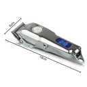 2023 Most Popular 80W Stainless LCD Hair Clippers For Men Cordless
