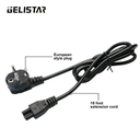 3 Pin EU Plug Connector Extension Cable AC Power Cord