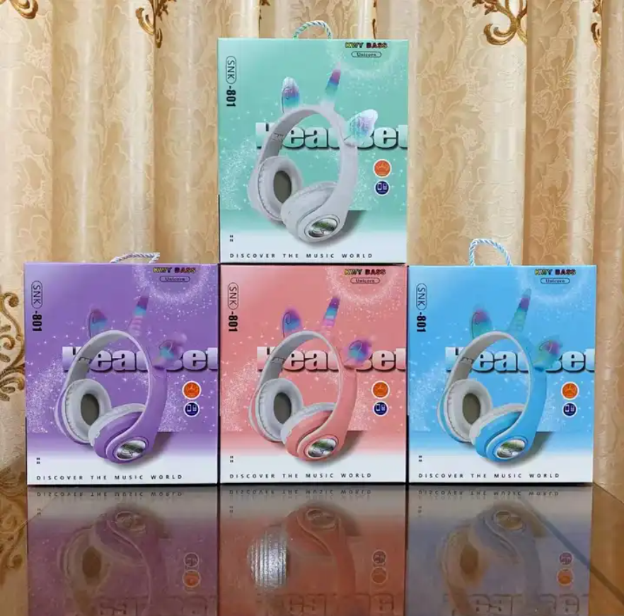 Unicorn Wireless Headphones, Sport Headset, Studio Headphones, Deep Bass Headphones