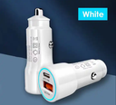 12W PD Car Charging 5V 2.4A Dual Port USB Car Charger Type-C