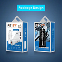 12W PD Car Charging 5V 2.4A Dual Port USB Car Charger Type-C