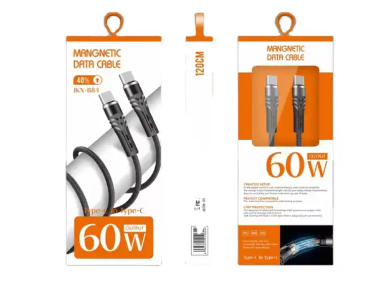 60W Cable 1M Customized USB Type C to Type C Fast Charging Cable