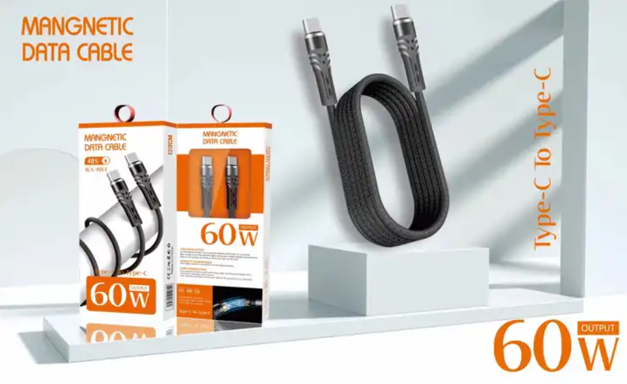 60W Cable 1M Customized USB Type C to Type C Fast Charging Cable