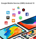 10.1 Inch 1920*1200 FHD Sc9863 Deca Core Tablet 4GB + 64GB Memory Android 13 Tablets PC