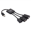 17.8cm 3 Ports USB-C / Type-C 3.1 OTG Charge HUB Cable Docking Station Hub USB