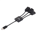 17.8cm 3 Ports USB-C / Type-C 3.1 OTG Charge HUB Cable Docking Station Hub USB