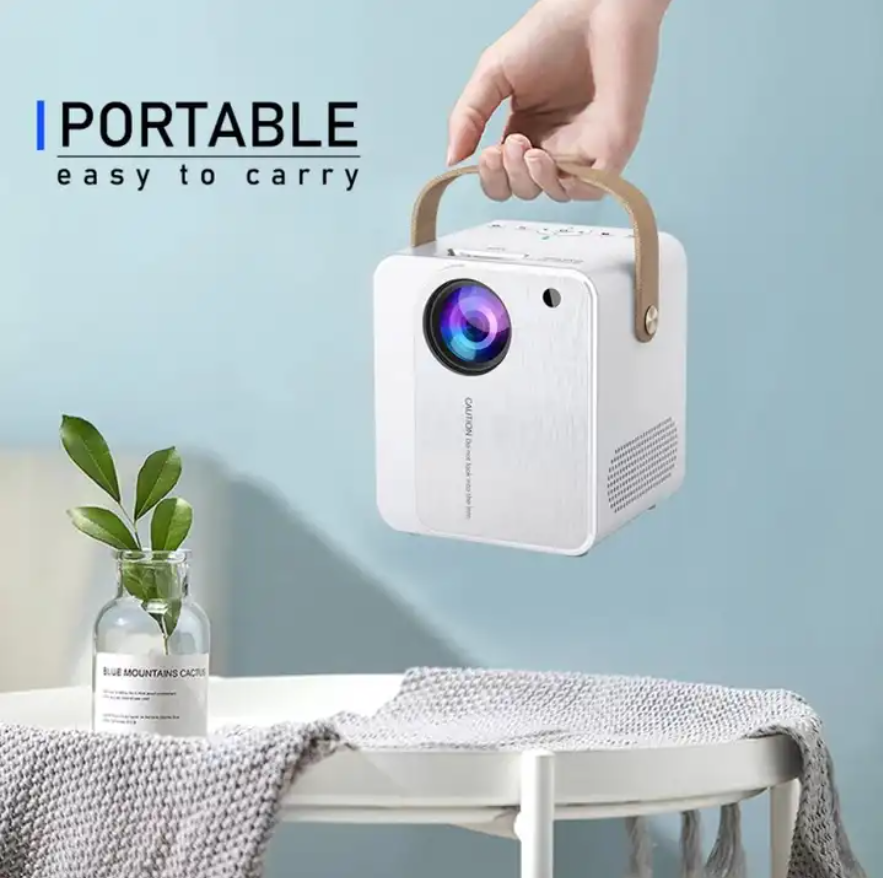 Intelligent Portable ZXL-Y8 Smart Projector, Android HD 4k Android Home Theatre Projector 8000 Lumens Projector For Home Use