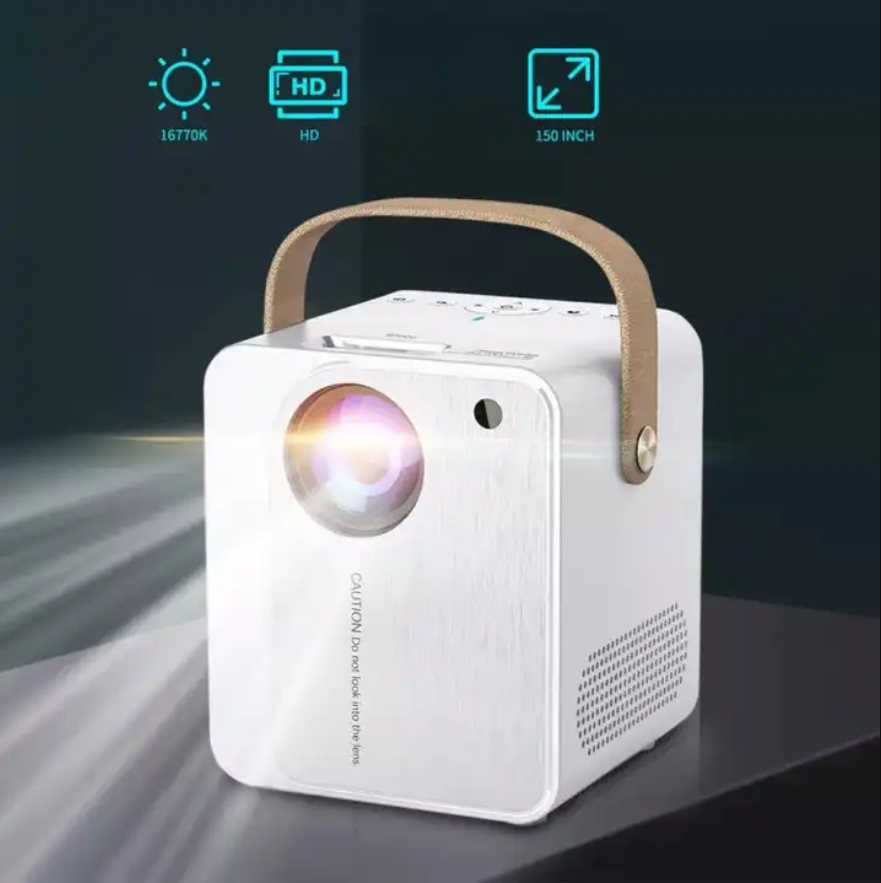 Intelligent Portable ZXL-Y8 Smart Projector, Android HD 4k Android Home Theatre Projector 8000 Lumens Projector For Home Use