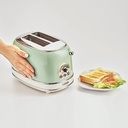 ARIETE ART0155/Vintage Toaster 2 Slice- Green
