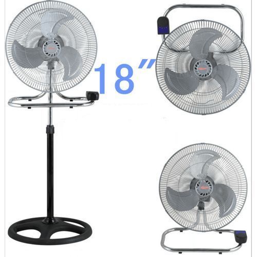 18" Stand / Table fan Oscillating & Adjustable Electric Type -Silver,Black
