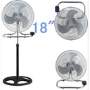 18" Stand / Table fan Oscillating & Adjustable Electric Type -Silver,Black