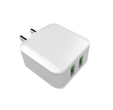 LDNIO Wholesale EU/US Plug Mini Size Portable 2 USB Dual Ports 2.4A Auto-ID USB Mobile Phone Charger