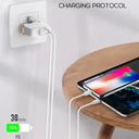 LDNIO 20W USB-C PD Charger Type C+QC3.0 Chargers Fast Charging Adapter : A2316C