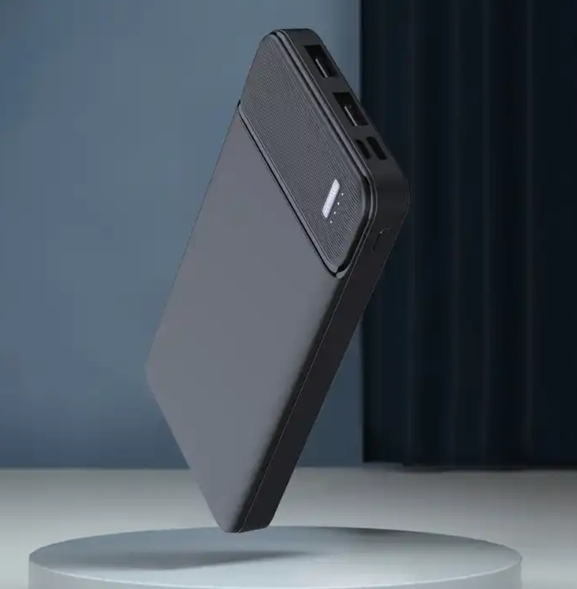 Mobile Phone Power Bank Type C USB Input Rechargeable USB Power Bank 10000mAh Custom Power Bank