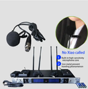 One with two U-band receiver FM stage wireless microphone