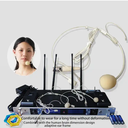One with two U-band receiver FM stage wireless microphone