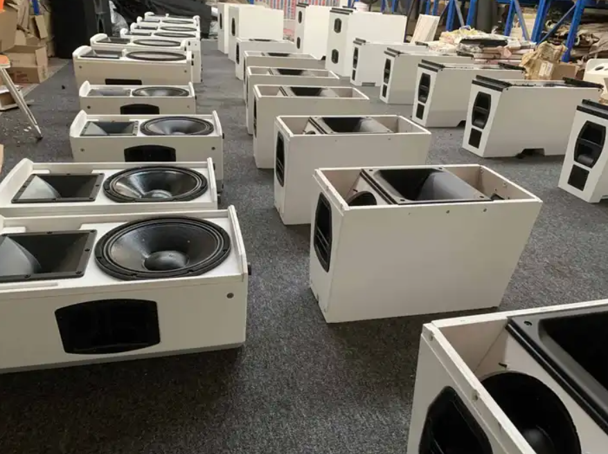 OEM Dual 10 inch professional sound system powered line array speaker stage audio customize equipment
