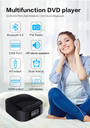 DVD Player With HDMI Mini Bluetooth Portable Home Theater CD Player Built-in Speakers And Battery For Indoor / Outdoor